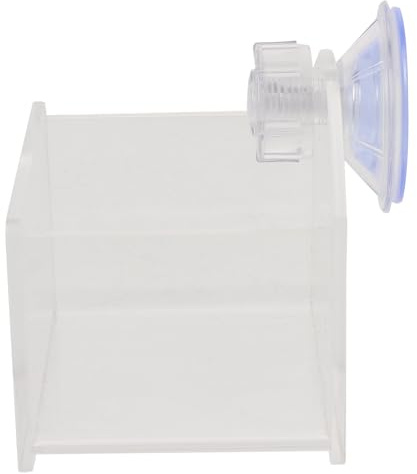 FONDOTIN Comedero de Agua para Tortugas y Reptiles Acrílico, Bebedero Automático para Terrarios, Cuenco Transparente Tamaño Adecuado para Alimentación y Suministro de Agua Potable