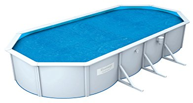 Bâche solaire ovale BESTWAY 7,3 x 3,5 m pour piscine Hydrium 7,4 x 3,6 x 1,2 m