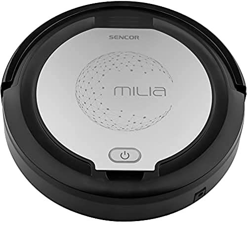 Sencor Robot Aspirapolvere Lava Pavimenti SRV 1000SL - Pulizia ad Alta Performance Multi-Superficie, Ultra-Silenzioso con Navigazione Intelligente e Funzione Mop, Ideale per Peli d'Animali