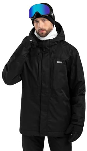 SIROKO - Snowboardjacke mit Isolierung W4 Vostock - L - Schwarz