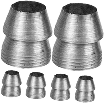 BESPORTBLE 6 Teiliges Gartenwerkzeug Werkzeugaxt Rundhammer Werkzeugkeil Rundaxt Handgefertigte Outdoor Verstärkungskeil Metallkeil Für Keil Für Werkzeug