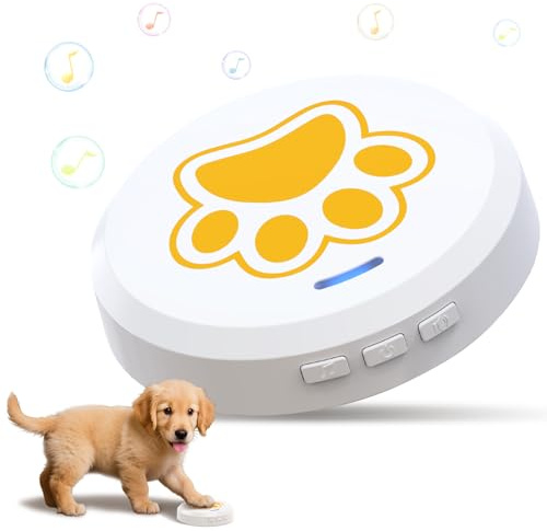 ChunHee Dog Doorbell Potty Training to Go Outside, 0-115dB Volume Adjustable Dog Training Bells for Door Instead of Barking/Waiting/Scratching