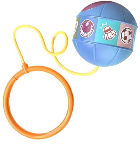 Knöchelsprungball für Mädchen - LED Leuchtende Einspringseilball, interaktives Outdoor-Fitnessspiel | Fun Übung für Kinder Teenager Erwachsene Schulspielplatz Garten Garten Hinterhof Party Home Act