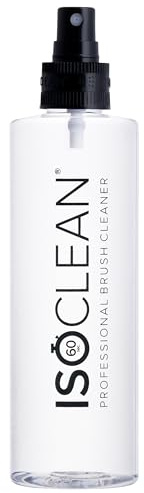 ISOCLEAN Makeup Brush Cleaner - Spray Top, 275ml | Gentle Daily Use Solution, Dries in 60 Seconds, Aloe Vera Enriched, Reduces Product Buildup, Improves Application