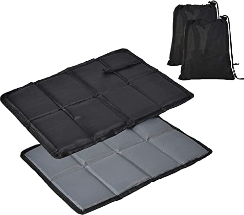 Lynlon 2er Set Outdoor Sitzmatte Kinder, Sitzunterlage Faltbar, Wasserfestes Outdoor Thermo Sitzmatte für Outdoor, Camping, Picknick, Wandern