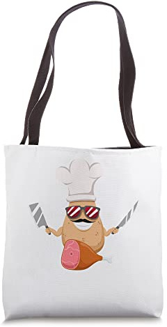 Potatoe Budger Funny Vegetable Hobby Chef Tote Bag