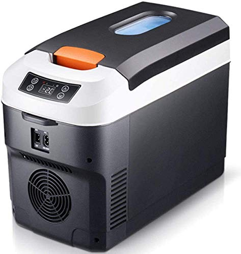 WatSKY Frigo per Auto Frigorifero Frigo Elettrico Box Mini Frigo per Auto Congelatore Compressore Refrigerazione Riscaldamento Frigorifero Portatile per Cosmetici Leggero, 12V / 240V, 10L