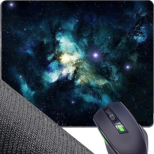 Retoo Mauspad Gaming Groß 250 x 200mm, rutschfest, Schreibtischunterlage, kleine Größe Size, Verbessert Präzision und Geschwindigkeit, spezielle Oberfläche, Mousepad, Schwarz