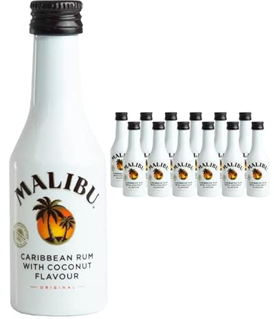 Malibu Coconut Rum Miniature 5 cl (Case of 12)