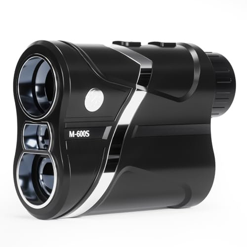 BOSEAN Golf Entfernungsmesser mit Slope, 1200Yards Aufladbar Golf Rangefinder mit Flag-Lock und Vibration, Scan Modus, Entfernungsmesser mit 7X Vergrößerung