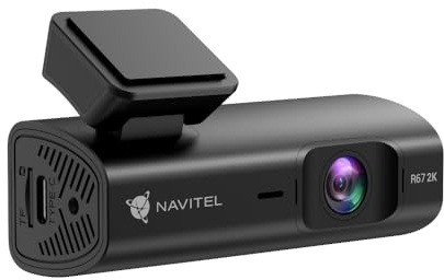Navitel R67 2K Front Dash Cam 2560x1440p 30FPS - 140 Weitwinkel G-Sensor, TFT-Informationsanzeige, Loop-Aufnahme, Schnellverschluss-Magnethalterung