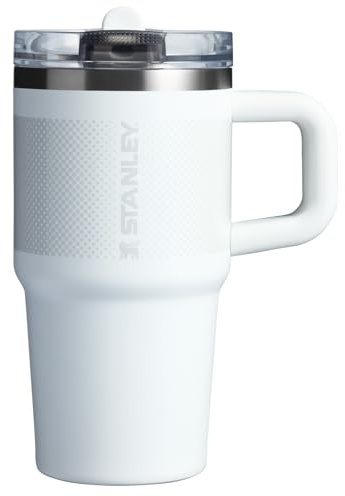 Stanley Quencher ProTour Flip Straw Tumbler with Leakproof Lid 20 oz | Built-in Straw and Handle | Cup Holder Compatible for Travel | Insulated Stainless Steel Cup | BPA-Free | Frost Fade
