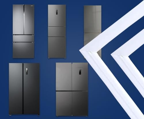 JIEZM Refrigerator Freezer Door Gasket Seal Part Replaces,Kitchen-Aid Fridge Door Gasket Seal,Customized to your size