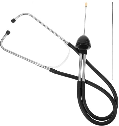Vicasky Tester Per Perdite D'Acqua Strumento Di Prova Per Tubi Interrati E Sotto Pavimento Rilevatore Perdite Acqua Con Asta Di Ascolto Nero