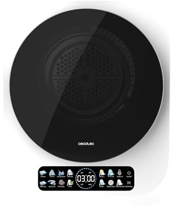 Cecotec Secadora Compacta de Evacuación 3Kg Bolero DressCode Dry 3400V. 8 Programas, Bajo Consumo, Secado Automático Inteligente, Pantalla FullColor, Función UV Care, Dry Shoe Pro y Delay Start