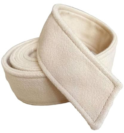 predolo Cintura Da Donna in Lana, Lunga Abbastanza, Doppia Faccia, Portatile E Comoda, per Cappotto Trench, Cintura Da Viaggio, beige, Taglia unica