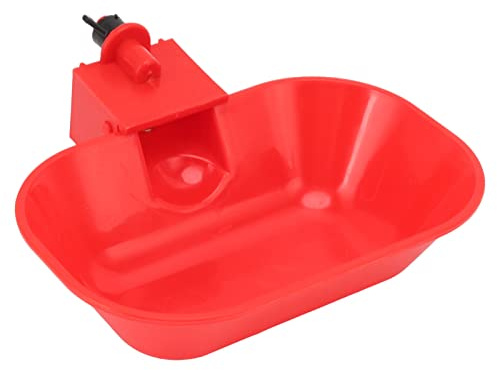 Generic Automatic Poultry Drinking Bowl, Large Thickening ABS Waterer with G1/8 Male Thread for Chicken Duck Cat Dog