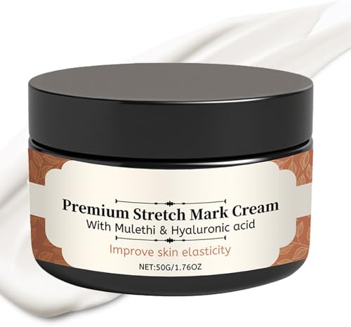 Dewireaey Crema per smagliature, 50 g, crema addominale per donne incinte, lozione idratante non grassa per la cura della pelle, massaggi, gravidanza, cura della gravidanza