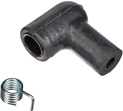 Greenstar Zündkerzenstecker für Rasenmäher, Universal, Gummi, Nadel, Draht Ø: 5 mm, 18463, Langlebig, Platin, 1 Stück
