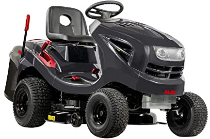 AL-KO Benzin-Rasentraktor Easy 15-93.2 HD-A, 7.7 kW Motorleistung, 93 cm Schnittbreite, stufenloses Fußhydrostat-Getriebe, zentrale 6-fache Schnitthöhenverstellung, für Flächen bis 4500 m²