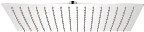 WIFESE Regenduschkopf Edelstahl 30x40 cm Rechteckig Wassersparender Duschkopf Regendusche Duschkopf Energiespar Duschkopf Duschbrause Shower Head Duschbrause Einfache Einstellung Des SprüHwinkels