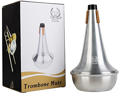 Rhythm Posaunen-Dämpfer, Posaunen-Dämpfer, leichter Aluminium-Posaunen-Übungsdämpfer