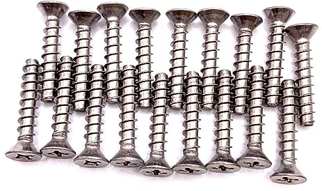 Lamprey Hardware Skimmer Edelstahl 18-teiliges Schraubenset passend für Aquador Frontplatte 1010 71010 - LHSL18