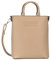 TOM TAILOR Denim Heidy Damen Shopper Umhängetasche Reißverschluss Klein Braun