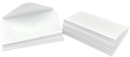 House of Card & Paper 250 gsm A6 förvikt veckat kort och matchande C6-kuvert (paket med 25)