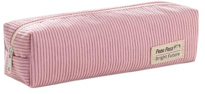 KWKPR Estuche Escolar, Estuche de Pana, 21x6x6 cm, Multifuncional