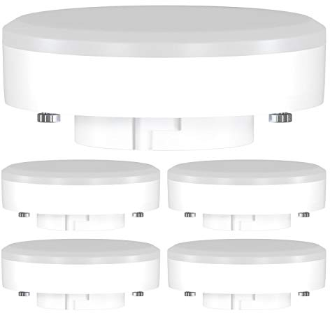 ledscom.de 5 Stück GX53 LED Leuchtmittel, warmweiß (2700 K), 10,6 W, 1038lm, 115°, matt