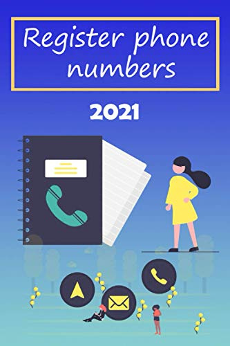 Register phone numbers 2021: An excellent 120-page book with phone numbers and email