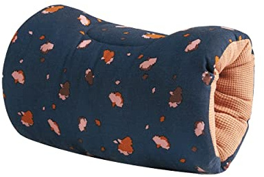 Candide - Brassard d'allaitement - Oreiller Allaitement - Coussin d'allaitement - Soutient La Tête De Bébé - Lavable en Machine - Tissus Doux Coton - 24x15x19cm (Fleurs/Cassonade)