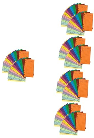 NUOBESTY 120stücke Teiliges Budgetumschläge Mit Budgetblättern Zur Effektiven Ausgabenverfolgung Tragbare Kartenbinder Für Einfache Verwaltung Ihrer Finanzen Für Unterwegs