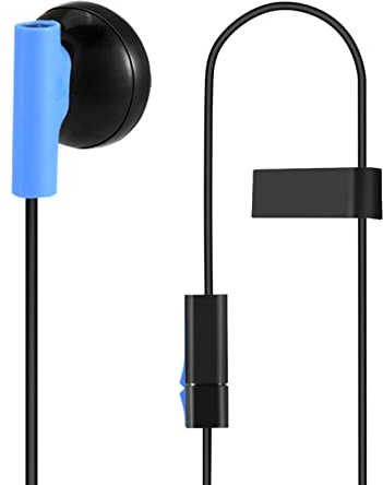 Sunicon 3.5mm Single Earbud Gaming Earphone, Jack Corded Earphone with Mic for PS4 Controller etc.