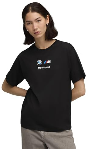 Puma T-Shirt da Donna con Logo BMW MMS Wmn Ess+ (Confezione da 1)
