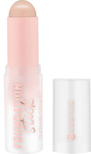 essence FOUNDATION stick, Nr. 140, Nude, pflegend, abdeckend, weichzeichnend, natürlich, vegan, ölfrei, ohne Konservierungsstoffe, ohne Parabene, 1er Pack (10g)