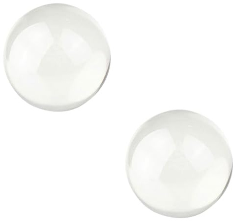 SUPVOX Palla da Giocoleria a Contatto in Acrilico Trasparente 8 Cm per Spettacoli Acrobatici e Street Dance, Sfera Professionale per Adulti e Principianti, Decorazione Scenica
