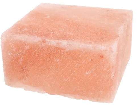 TOVINANNA Bloc de Sel Minéral Rose pour Animaux, Pierre à Lécher Himalaya | Format 4x4x2, pour Moutons et Alpagas, Aide à Combler les Exigences Nutritives