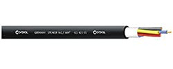 Cordial - Cavo per Altoparlanti Multicore 4 x 2,5 mm² Nero 100 m Alta Flessibilità e Conduzione Elevata (CLS 425‑50)
