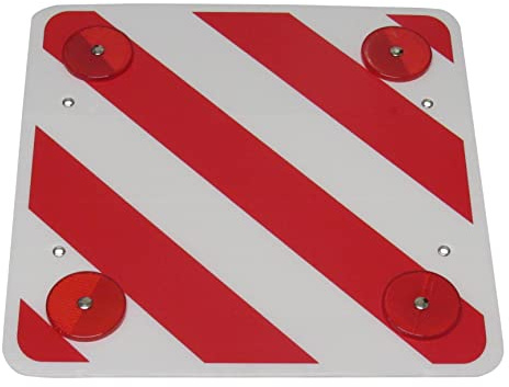 Rear Warning Sign Safety Reflector (Protruding Hazard Signal Bike Rack Caravan)