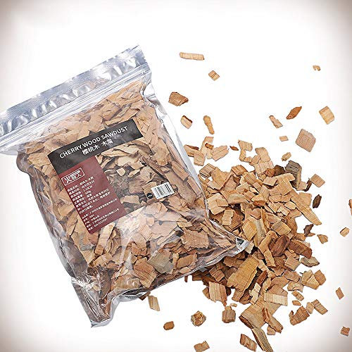 Ruby Lil 1.10Lb/500G Smoking Wood Chunks,Pecan Wood Chips for Smoker,BBQ Cooking Chunks for All Smokers Kiln Dried,Cherry