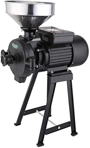 Commercial Grain Grinder Mill,Multifunction Smash Machine,Heavy Duty Home Spice Herb Grinding Machine Tool,Wet And Dry Dual Use