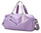 CORIOS Herren Sporttasche Damen Reisetaschen Duffle Bag Groß Weekender Übernachtung Tasche Oxford Kabinenreisetasche Trainingstasche Fitnesstasche Handgepäck Schwimmtasche mit Schuhfach Lila