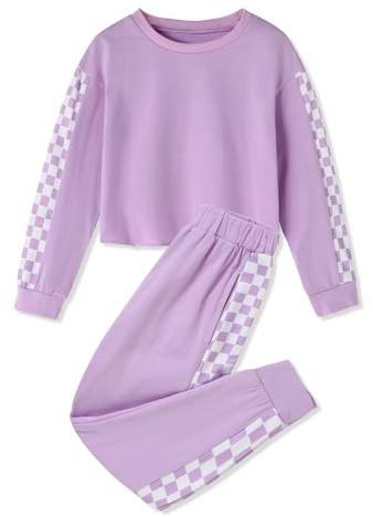 SOLOYEE Baby Flickkläder, lila, 3-4 år