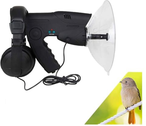 KEuLen Microfono Direzionale Parabolico, Amplificatore del Suono, Orecchio bionico e telescopio for l'osservazione degli Uccelli, for attività all'aperto e intrattenimento for Famiglie