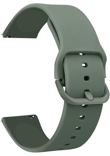 Yisica Ersättning klockarmband 20 mm 22 mm armband silikon, klockarmband med snabbkoppling ersättningsband klocka remmar, klockor tillbehör klockarmband klockarmband klockarmband för kvinnor män