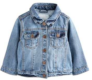 NEXT Niñas Chaqueta vaquera estilo del Oeste 100% algodón Azul Medio 2 Años-3 Años