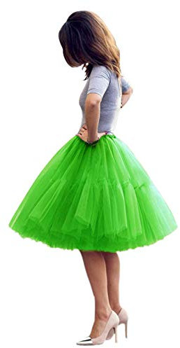 BABYONLINE D.R.E.S.S. Damen Tüllrock Tutu Skirt 5 Lage Petticoat Ballettrock Unterrock Pettiskirt…
