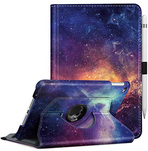 Fintie Roterande fodral för iPad Mini 5:e generationen 2019/iPad Mini 4 (7,9 tum) – 360 graders roterande smart stöd, skyddande baksida skydd, automatisk vila/väckningsfunktion, galax